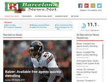 Tablet Screenshot of barcelonanews.net